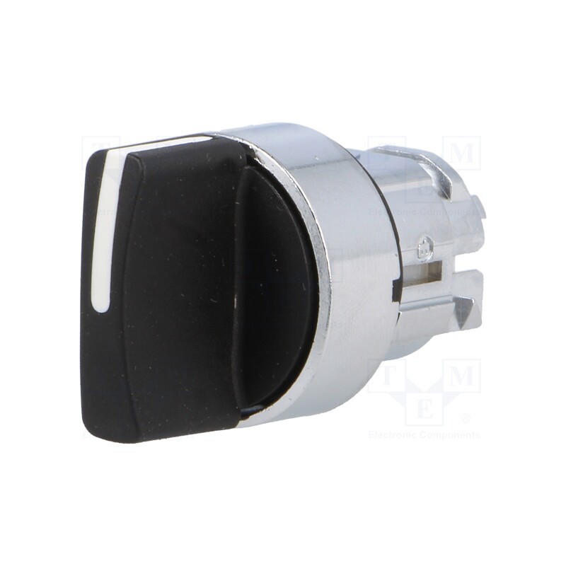 1 pcs x SCHNEIDER ELECTRIC - ZB4BD3TQ - Switch: rotary, 22mm, Stabl.pos: 3, black, none, IP66, prominent