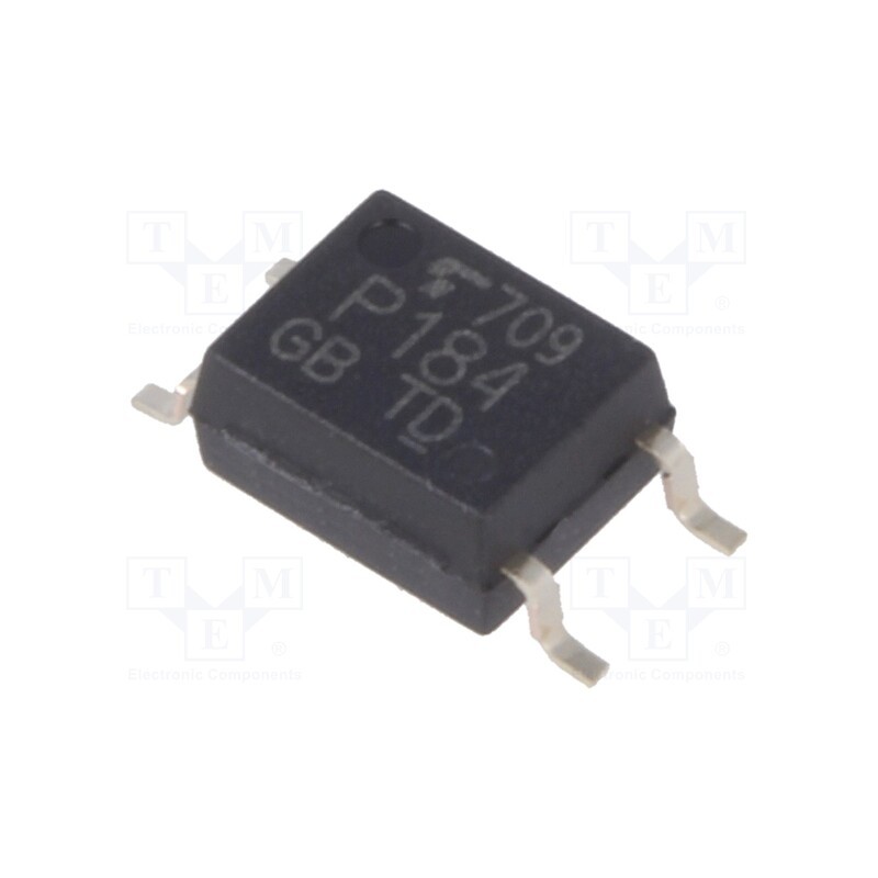 1 pcs x TOSHIBA - TLP184(GB.SE(T - Optocoupler, SMD, Ch: 1, OUT: transistor, Uinsul: 3.75kV, Uce: 80V