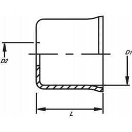 Steel fuel pipe sleeve