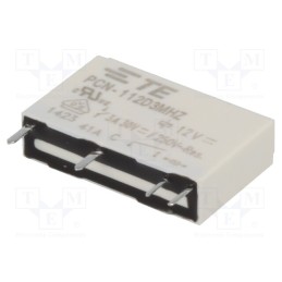 1 pcs x TE Connectivity - 3-1461491-3 - Relay: electromagnetic, SPST-NO, Ucoil: 12VDC, 5A, 3A/240VAC, PCB
