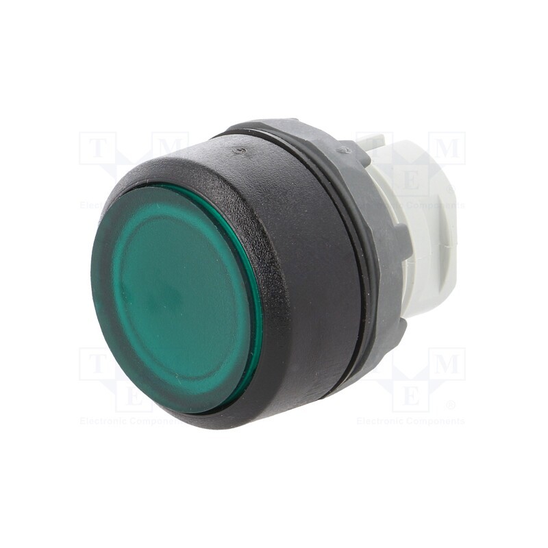 1 pcs x ABB - 1SFA611101R1102 - Switch: push-button, 22mm, Stabl.pos: 2, green, MLB-1, IP66, flat