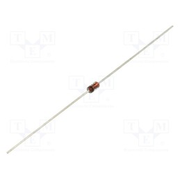 25 pcs x DC COMPONENTS - BZX55C6V2 - Diode: Zener, 0.5W, 6.2V, , DO35, single diode, Ufmax: 1V