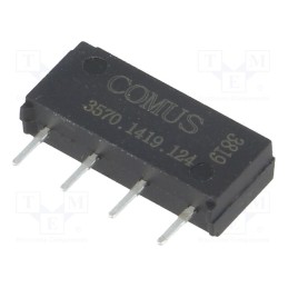 1 pcs x COMUS - 3570.1419.124 - Relay: reed switch, SPST-NO, Ucoil: 12VDC, 500mA, max.200VDC, 10W