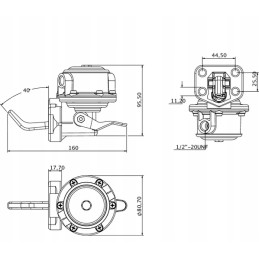 4222449m91kr fuel pump feeding kramp mf