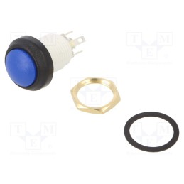 1 pcs x ITW LUMEX SWITCH - WSA48-2-RB-N-BL-B - Switch: push-button, Pos: 2, SPDT, 5A/250VAC, 5A/28VDC, ON-ON, panel