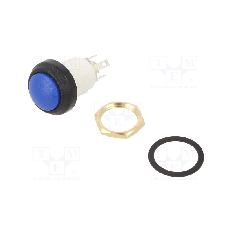 1 pcs x ITW LUMEX SWITCH - WSA48-2-RB-N-BL-B - Switch: push-button, Pos: 2, SPDT, 5A/250VAC, 5A/28VDC, ON-ON, panel