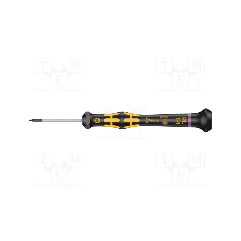 1 pcs x WERA - 5030331001 - Screwdriver, Pentalobe, precision, PL1,4, ESD, 137mm