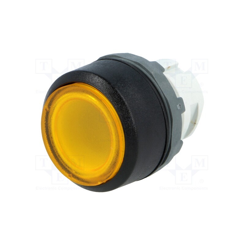 1 pcs x ABB - 1SFA611101R1103 - Switch: push-button, 22mm, Stabl.pos: 2, yellow, MLB-1, IP66, flat