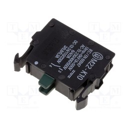 1 pcs x EATON ELECTRIC - M22-K10P - Contact block, 22mm, RMQ-Titan, -25÷70°C, front fixing