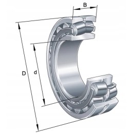 Self-aligning spherical roller bearing 55x120x43mm ina fag