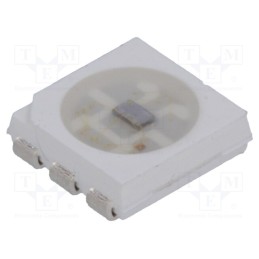 2 pcs x OPTOSUPPLY - OST1MAS4C1A - LED, RGB, blinking,tricolour, 120°, 3.8÷5V, 20mA, Lens: transparent