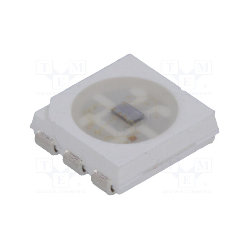2 pcs x OPTOSUPPLY - OST1MAS4C1A - LED, RGB, blinking,tricolour, 120°, 3.8÷5V, 20mA, Lens: transparent