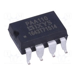 1 pcs x IXYS - PAA110S - Relay: solid state, SPST-NO x2, Icntrl max: 50mA, 150mA, 22Ω, SMT