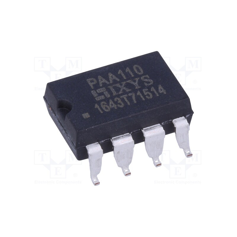 1 pcs x IXYS - PAA110S - Relay: solid state, SPST-NO x2, Icntrl max: 50mA, 150mA, 22Ω, SMT