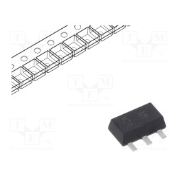5 pcs x NEXPERIA - BCX52-16,115 - Transistor: PNP, bipolar, 60V, 1A, 1.35W, SC62,SOT89