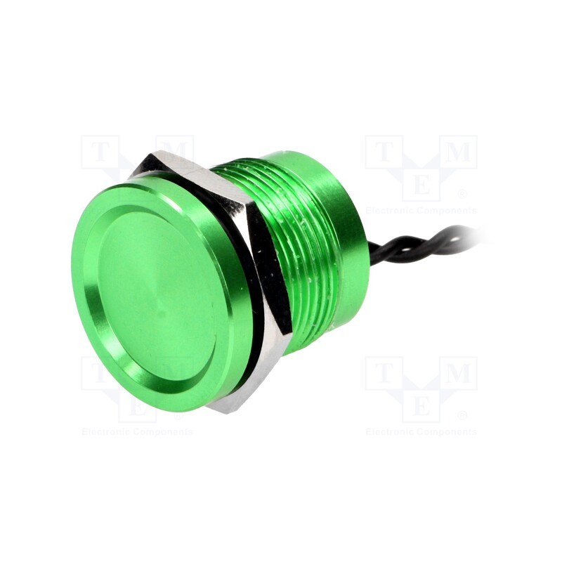 1 pcs x ONPOW - PS193Z10YGN1 - Switch: piezoelectric, Pos: 2, SPST-NO, 0.2A/24VAC, 0.2A/24VDC