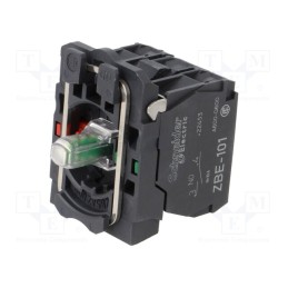 1 pcs x SCHNEIDER ELECTRIC - ZB5AW0B35 - Contact and light block, 22mm, Harmony XB5, -25÷70°C, IP20, 24VDC