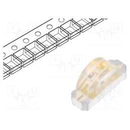 2 pcs x EVERLIGHT - 12-23C/R6GHBHC-A01/2C - LED, SMD, 1206, RGB, 3x1.5x1mm, 100°, 25mA, λd: 470nm,525nm,624nm