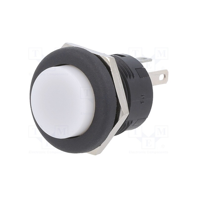 1 pcs x NKK SWITCHES - LP0115CCKW015FB - Switch: push-button, Pos: 2, SPDT, 3A/250VAC, 3A/30VDC, ON-(ON)