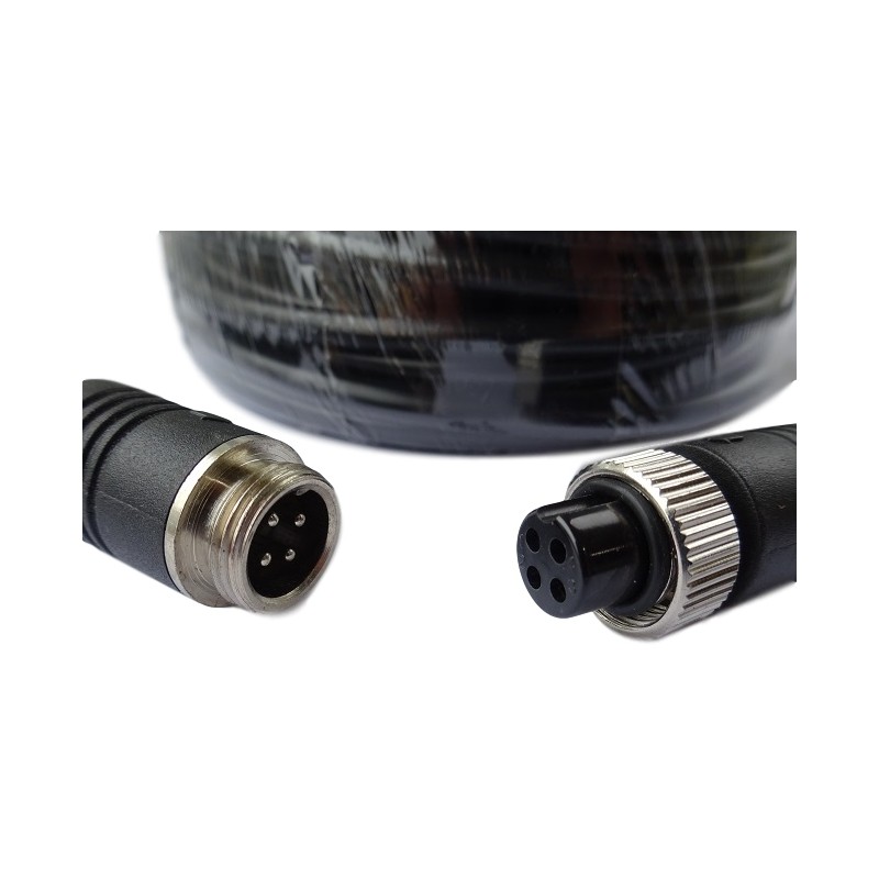 4-pin extension cable for reversing camera, 10 meters