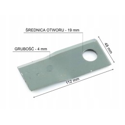 Fella Krone right mower blade 1398890 135752 1343