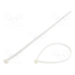 100 pcs x FIX&FASTEN - FIX-S-9.0X400/N - Cable tie, L: 400mm, W: 9mm, polyamide, 778N, natural, Ømax: 105mm