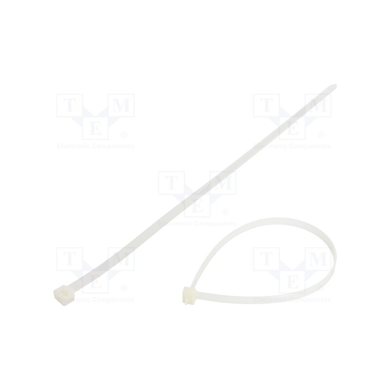100 pcs x FIX&FASTEN - FIX-S-9.0X400/N - Cable tie, L: 400mm, W: 9mm, polyamide, 778N, natural, Ømax: 105mm