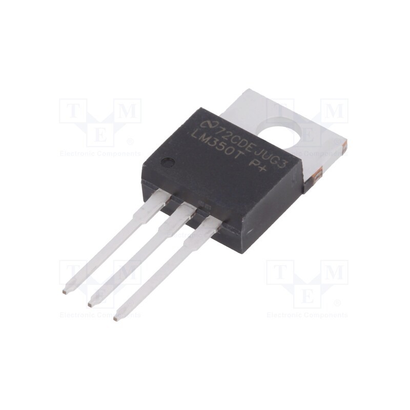 1 pcs x TEXAS INSTRUMENTS - LM350T/NOPB - IC: voltage regulator, linear,adjustable, 1.2÷33V, 3A, TO220-3