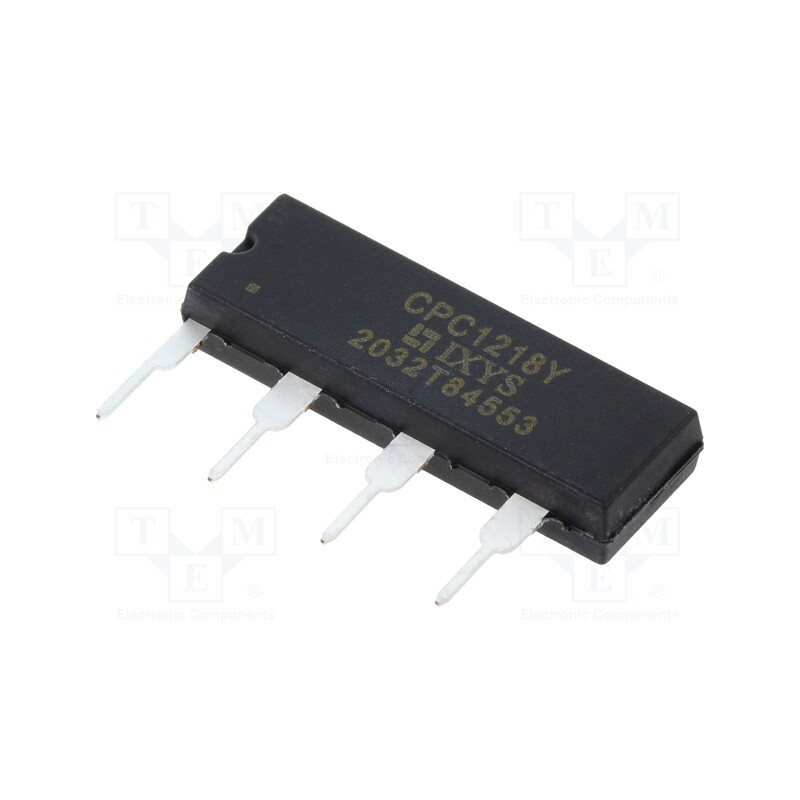 1 pcs x IXYS - CPC1218Y - Relay: solid state, SPST-NO, 600mA, max.60VAC, max.60VDC, 1.1Ω, THT