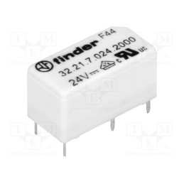1 pcs x FINDER - 32.21.7.024.2000 - Relay: electromagnetic, SPDT, Ucoil: 24VDC, Icontacts max: 15A