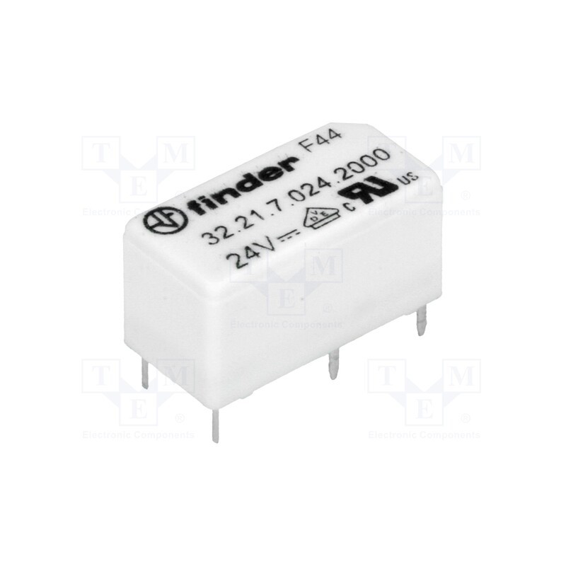1 pcs x FINDER - 32.21.7.024.2000 - Relay: electromagnetic, SPDT, Ucoil: 24VDC, Icontacts max: 15A