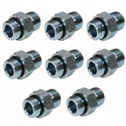 Connections to a 3-section 40l hydraulic distributor