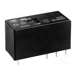 1 pcs x HONGFA RELAY - HF115F/024-2Z4A - Relay: electromagnetic, DPDT, Ucoil: 24VDC, 8A, 8A/250VAC, 8A/24VDC