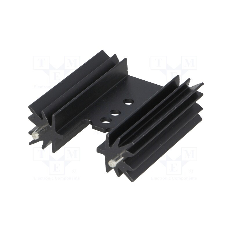 1 pcs x STONECOLD - HS-135-38 - Heatsink: extruded, TO220, black, L: 38.1mm, 10.8K/W, aluminium