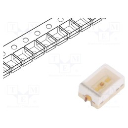 2 pcs x ROHM SEMICONDUCTOR - SML-010MTT86 - LED, SMD, 1208, green, 5.6÷25mcd, 3x2x1.3mm, 2.2÷2.8V, 20mA, 70mW