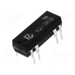 1 pcs x Recoy/RAYEX ELECTRONICS - R2-1A12 - Relay: reed switch, SPST-NO, Ucoil: 12VDC, 1A, max.250VDC, 10VA