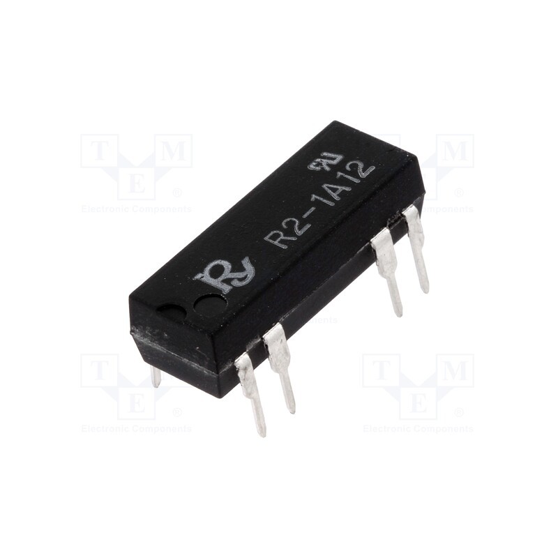 1 pcs x Recoy/RAYEX ELECTRONICS - R2-1A12 - Relay: reed switch, SPST-NO, Ucoil: 12VDC, 1A, max.250VDC, 10VA