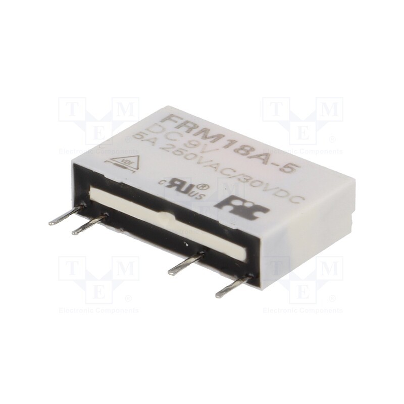 1 pcs x FORWARD INDUSTRIAL CO. - FRM18A-5 DC9V - Relay: electromagnetic, SPST-NO, Ucoil: 9VDC, Icontacts max: 5A