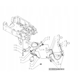 Hydroaccumulator new holland case 47057602 cnh