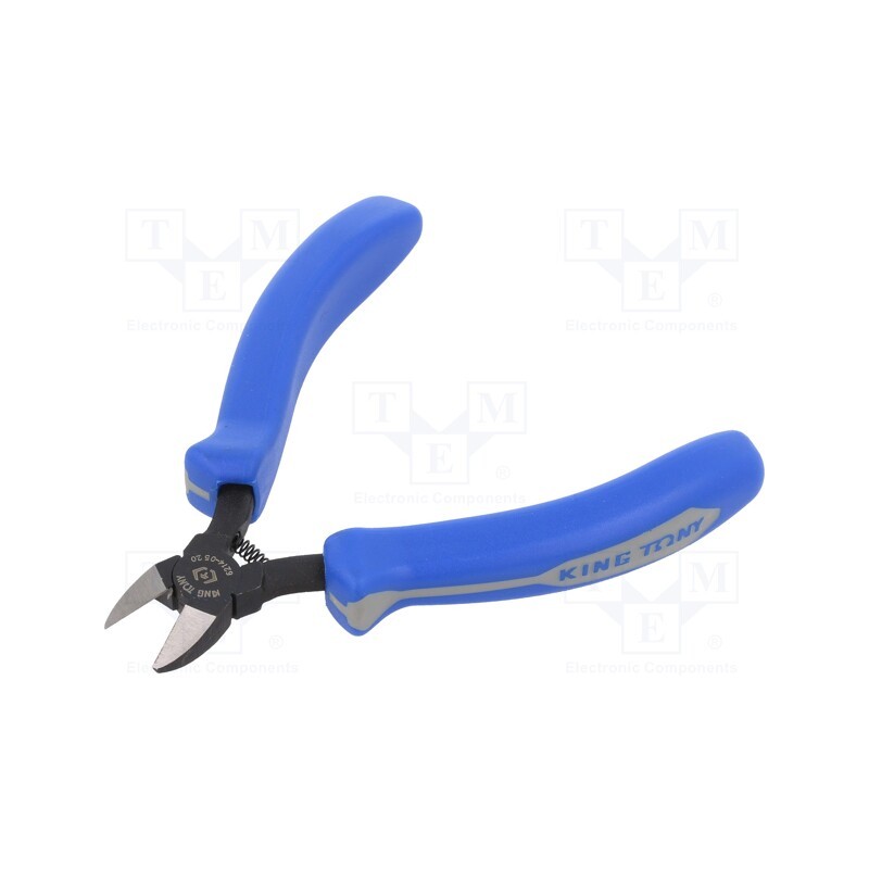 1 pcs x KING TONY - 1575778 - Pliers, side,cutting, two-component handle grips, 127mm
