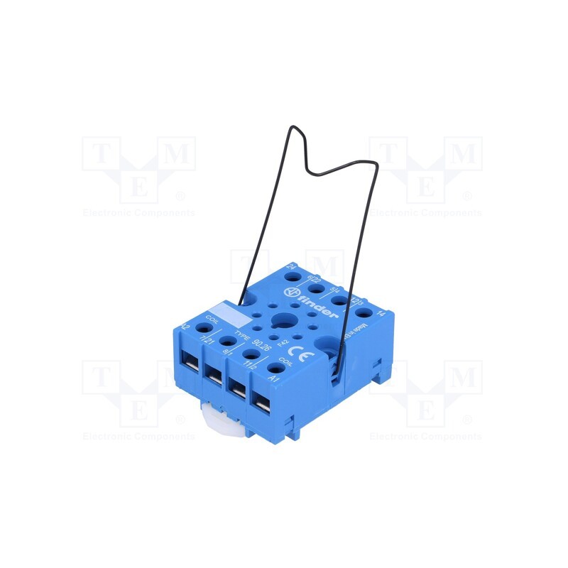 1 pcs x FINDER - 90.26SMA - Socket, PIN: 8, 10A, 250VAC, 88.12, for DIN rail mounting, -40÷70°C