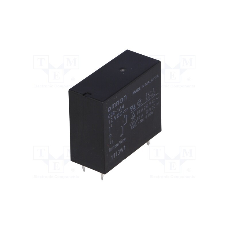 1 pcs x OMRON OCB - G2R-1A4 12VDC - Relay: electromagnetic, SPST-NO, Ucoil: 12VDC, Icontacts max: 8A