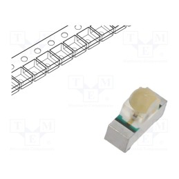 2 pcs x VISHAY - VSMB14940 - IR transmitter, 940nm, transparent, 28mW, 9°, SMD, 70mA, 1.05÷1.5V