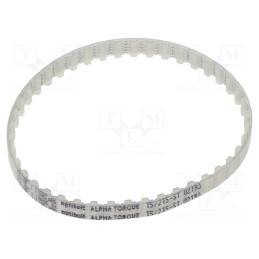 1 pcs x OPTIBELT - T5 215 677ZA - Timing belt, T5, W: 6mm, H: 2.2mm, Lw: 215mm, Tooth height: 1.2mm
