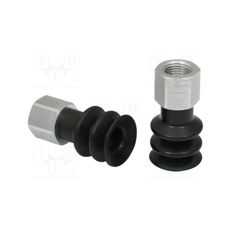 1 pcs x SCHMALZ-FSG-18-NBR-55-G1/8-IG - Suction cup, 18mm, G1/8-IG, Shore hardness: 55, 1.35cm3, FSG