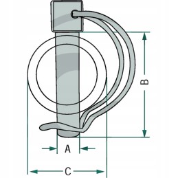 Pipe cotter fi 6 45mm