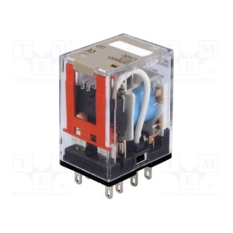 1 pcs x OMRON - MY2 12VDC (S) - Relay: electromagnetic, DPDT, Ucoil: 12VDC, Icontacts max: 10A