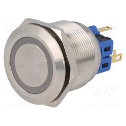 1 pcs x ONPOW - GQ25-11ZE/B/12V/S - Switch: vandal resistant, Pos: 2, SPDT, 3A/220VAC, 5A/24VDC, IP65
