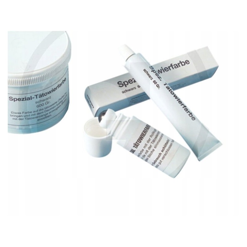 Ink in the form of a paste for tattooing pigs, 60g