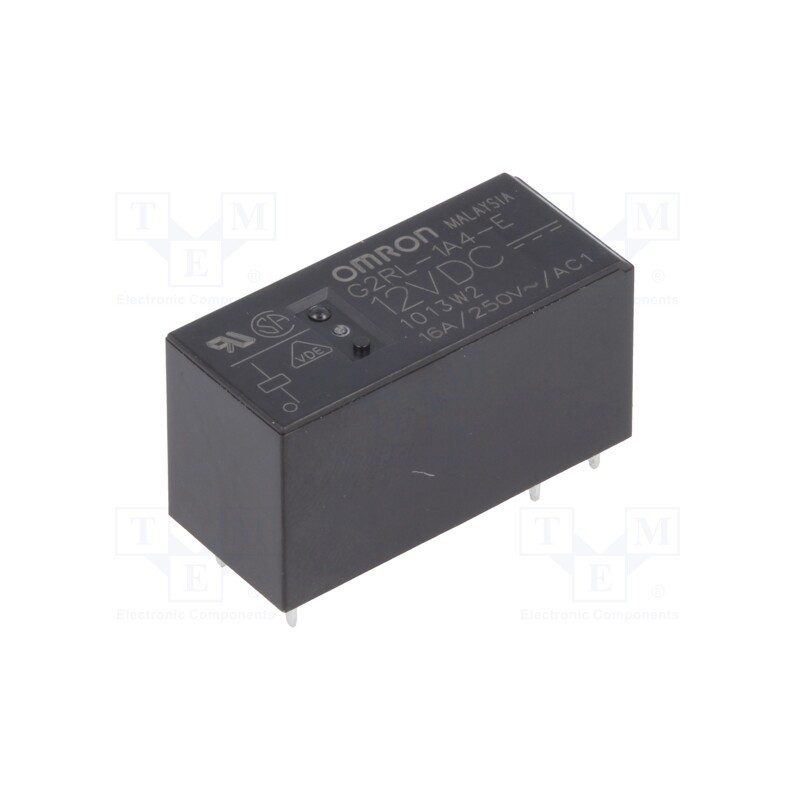1 pcs x OMRON OCB - G2RL-1A4-E 12VDC - Relay: electromagnetic, SPST-NO, Ucoil: 12VDC, Icontacts max: 16A